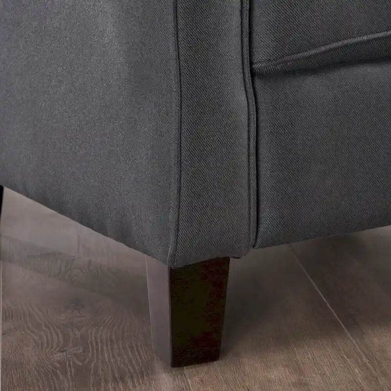 Traditional Fabric Recliner, Single Seat – Charcoal / Coffee / Teal / Grey