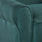 Fauteuil inclinable traditionnel en tissu, 1 place – anthracite / café / bleu sarcelle / gris