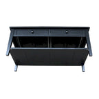 Solid Wood Coffee Table, Multi-Color Options, 48"W x 24"D x 19"H