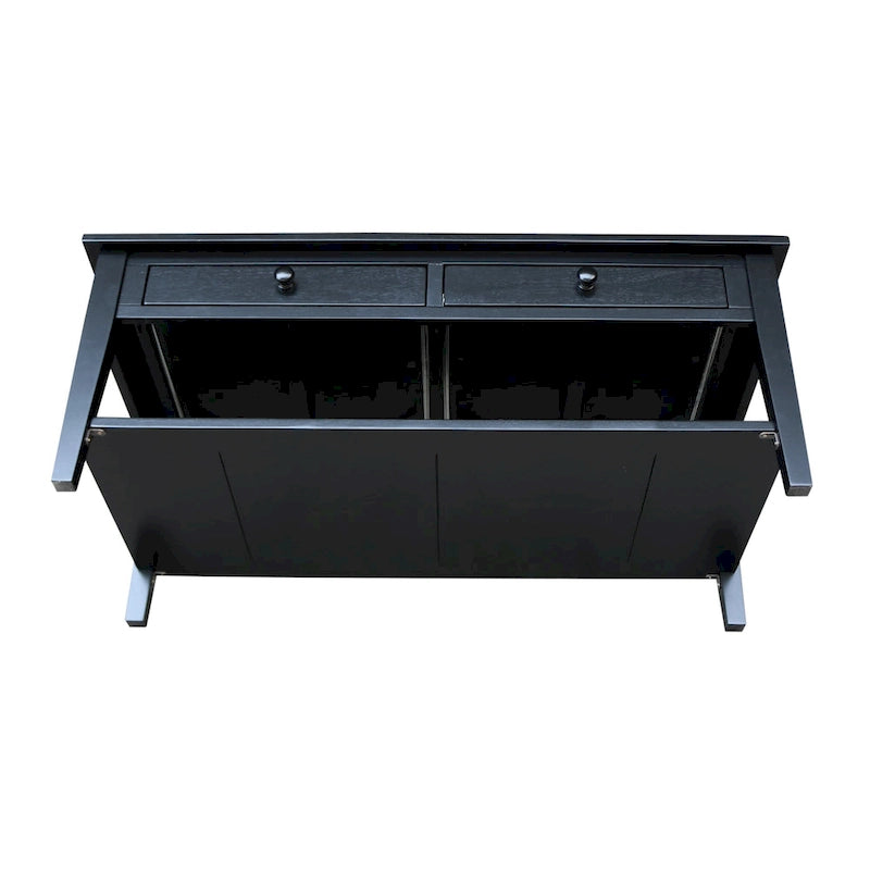 Solid Wood Coffee Table, Multi-Color Options, 48"W x 24"D x 19"H