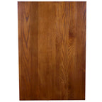 Brown Mission-Style End Table with Drawer, Solid Wood, 1-Person Assembly
