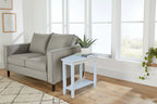 Keystone Solid Parawood Accent Table