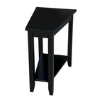 Solid Parawood Accent Table – Unfinished / Blue / Grey / White / Black