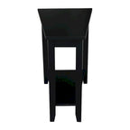 Solid Parawood Accent Table – Unfinished / Blue / Grey / White / Black