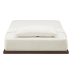 Letto da giorno matrimoniale in metallo color bronzo scuro, stile a pioli, per 1–2 persone