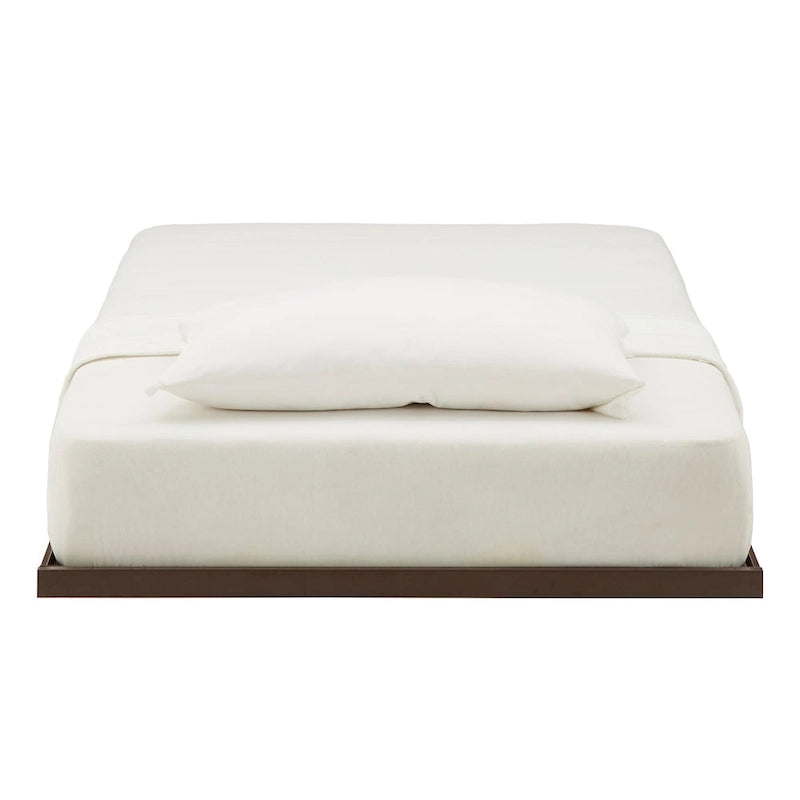 Letto da giorno matrimoniale in metallo color bronzo scuro, stile a pioli, per 1–2 persone