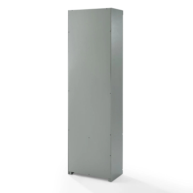 Armário despenseiro convertível cinzento, unidade individual – 12.5" x 22" x 74"