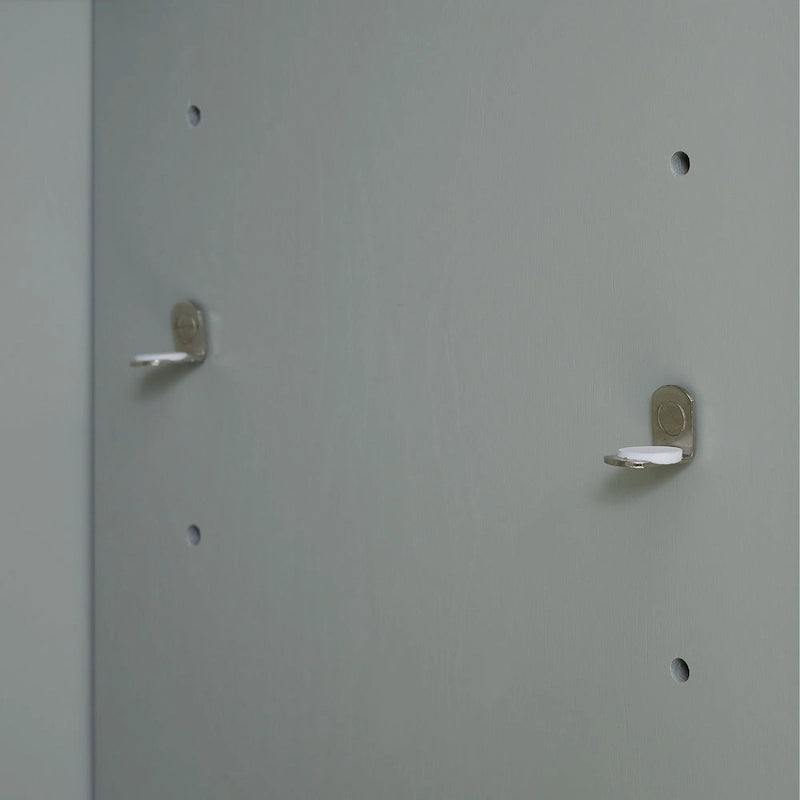 Armário despenseiro convertível cinzento, unidade individual – 12.5" x 22" x 74"