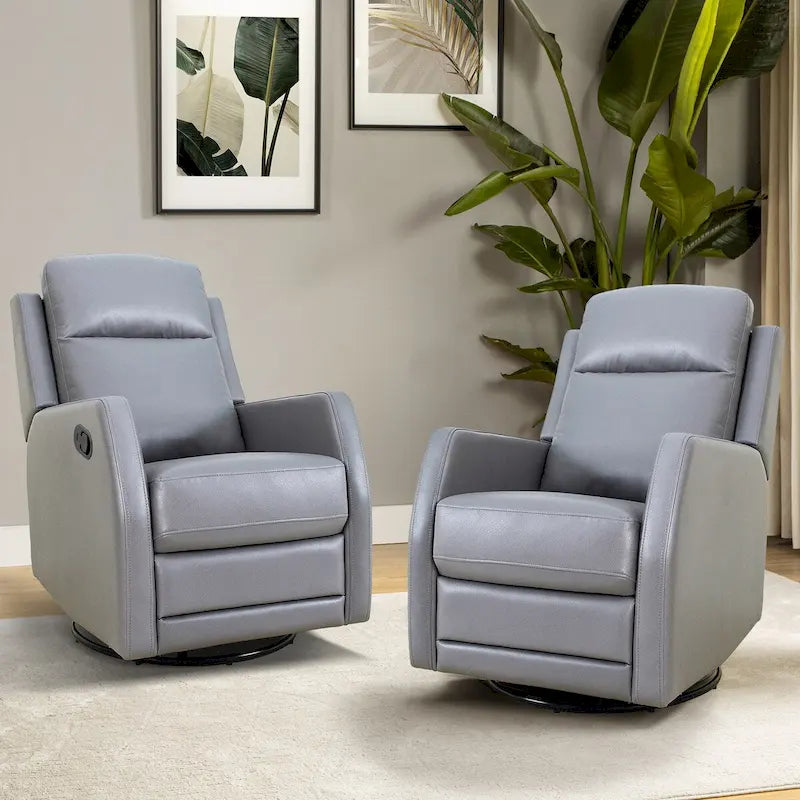 Draaibare fauteuil met hoge rugleuning in grijs/teal/kameel marineblauw/rood/chocoladebruin, set van 2