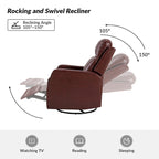 Draaibare fauteuil met hoge rugleuning in grijs/teal/kameel marineblauw/rood/chocoladebruin, set van 2