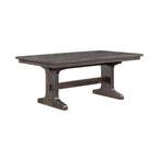 Brown Rustic Extendable Dining Table, Seats up to 8
